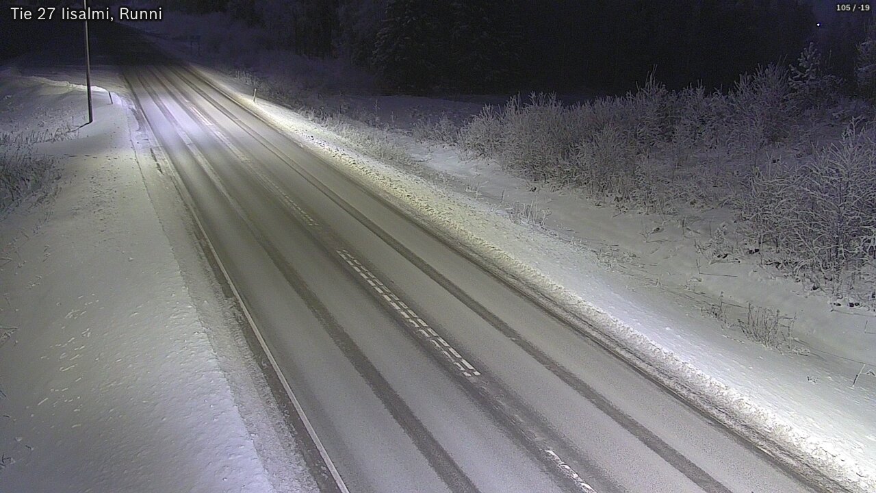 Weather Camera Image Road 27 Iisalmi, Runni, Iisalmi, Pohjois-Savo