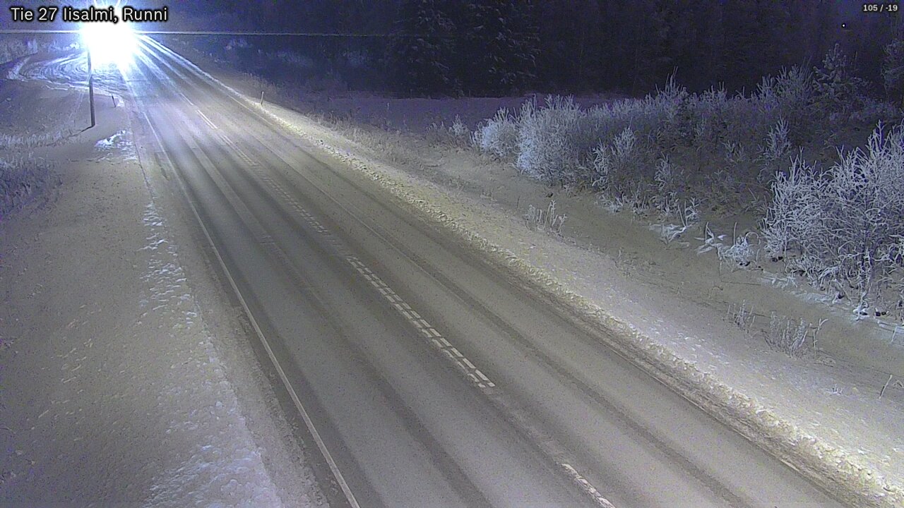 Weather Camera Image Road 27 Iisalmi, Runni, Iisalmi, Pohjois-Savo