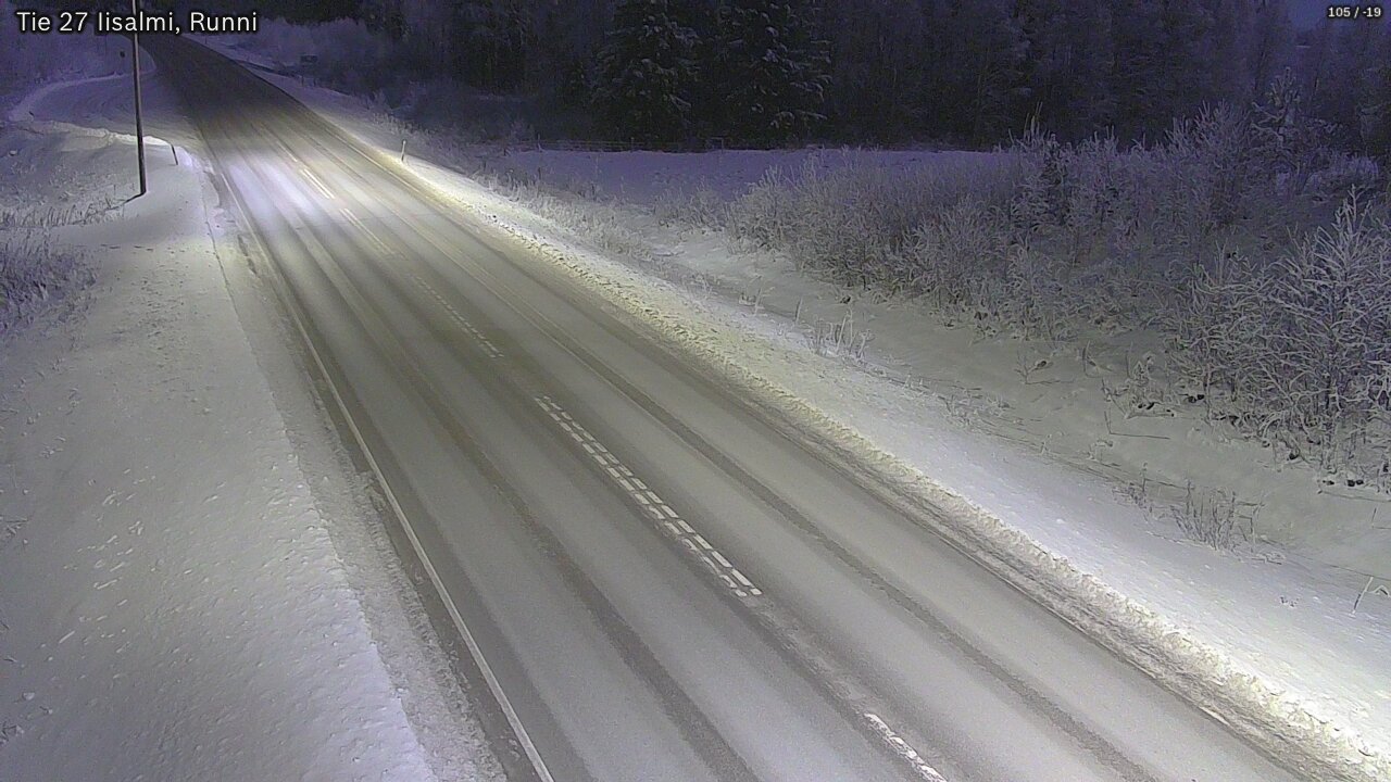 Weather Camera Image Road 27 Iisalmi, Runni, Iisalmi, Pohjois-Savo