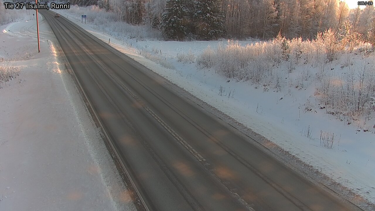 Weather Camera Image Road 27 Iisalmi, Runni, Iisalmi, Pohjois-Savo