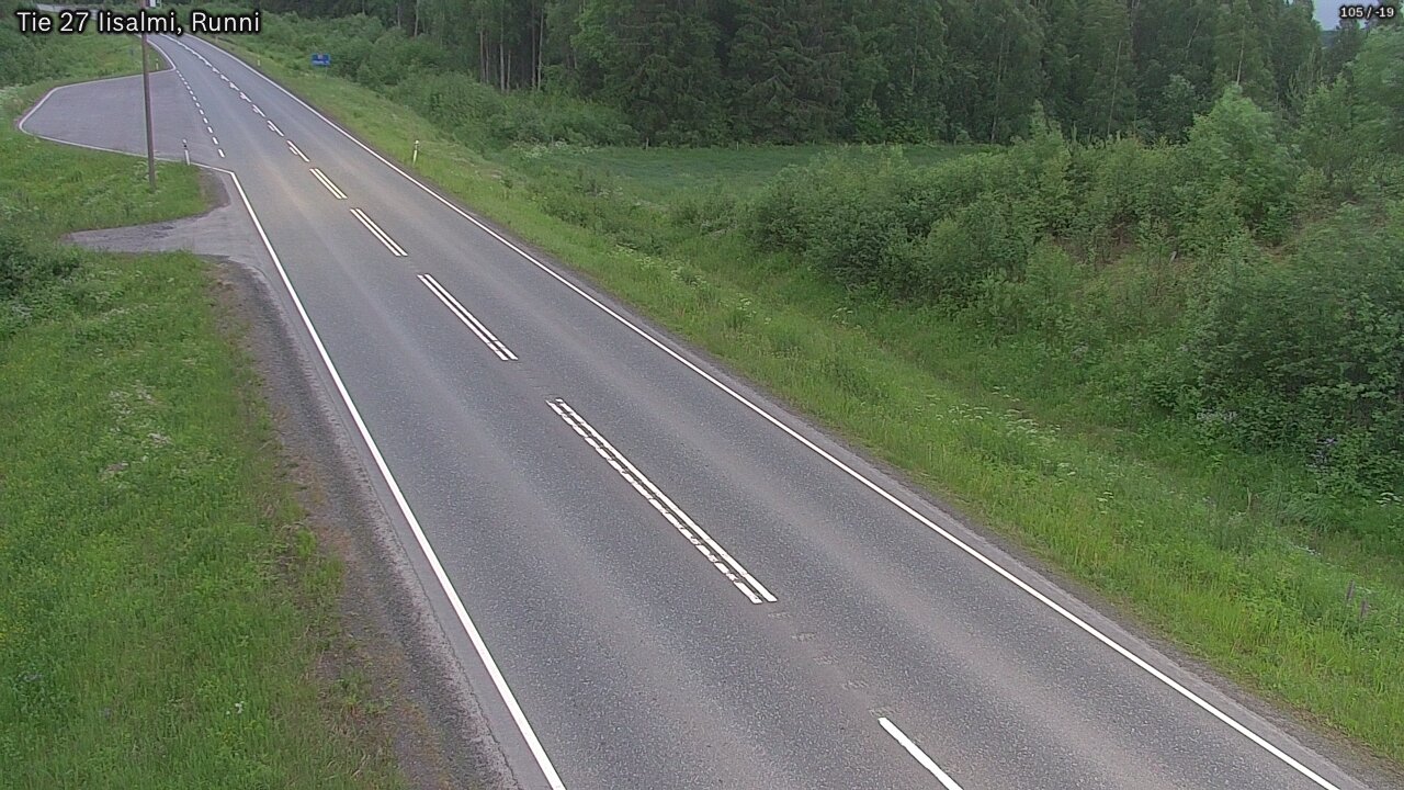 Kelikamerat Kuva Tie 27 Iisalmi, Runni, Iisalmi, Pohjois-Savo