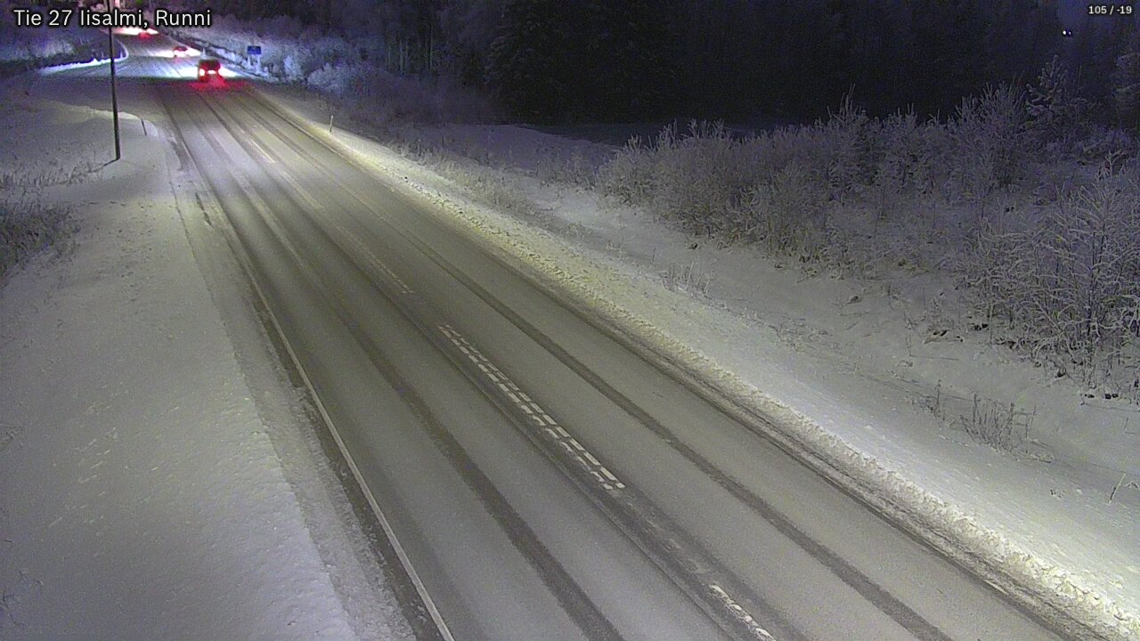 Weather Camera Image Road 27 Iisalmi, Runni, Iisalmi, Pohjois-Savo
