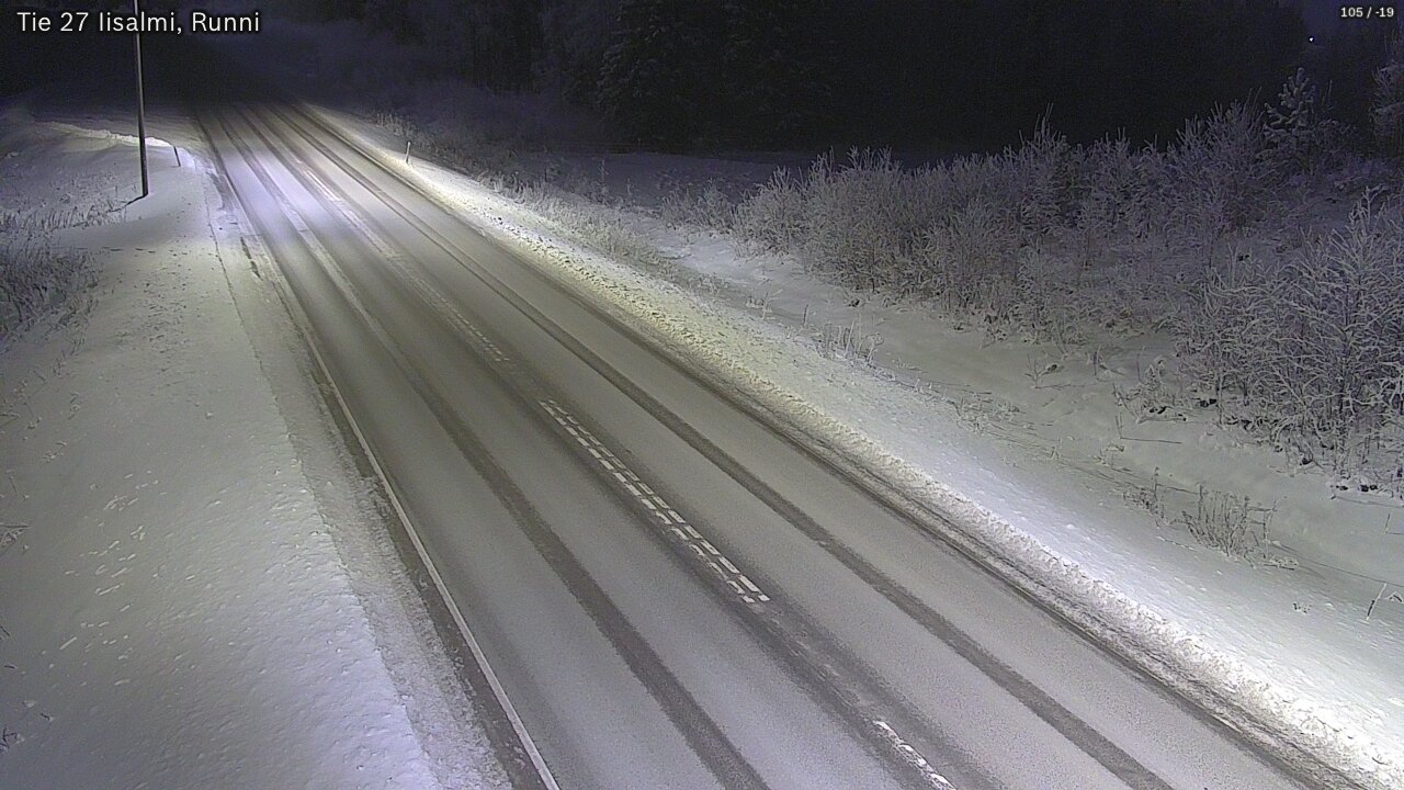 Weather Camera Image Road 27 Iisalmi, Runni, Iisalmi, Pohjois-Savo