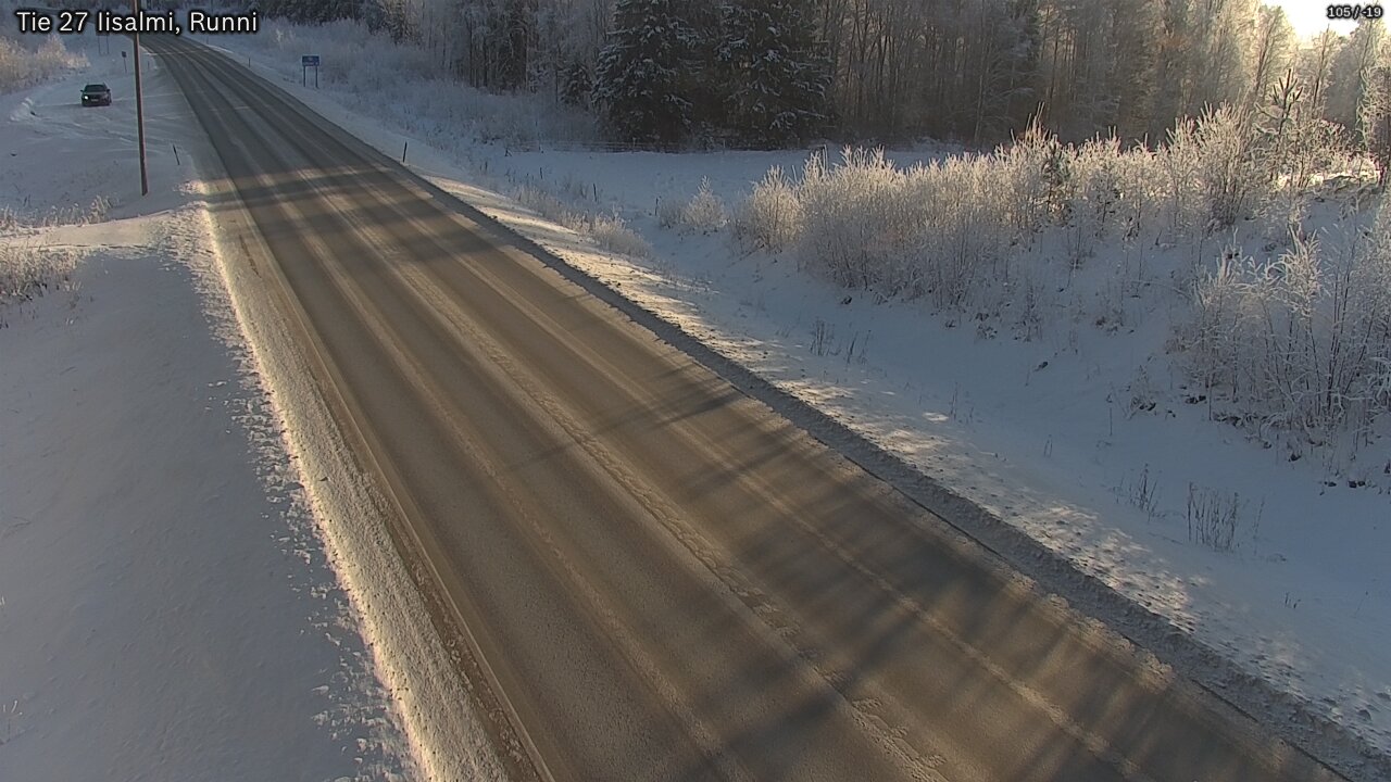 Weather Camera Image Road 27 Iisalmi, Runni, Iisalmi, Pohjois-Savo
