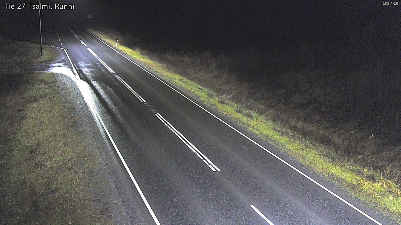 Weather Camera Image Road 27 Iisalmi, Runni, Iisalmi, Pohjois-Savo