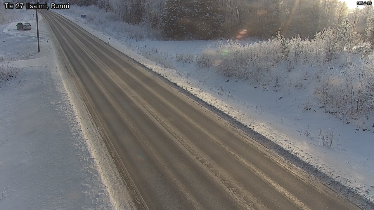 Weather Camera Image Road 27 Iisalmi, Runni, Iisalmi, Pohjois-Savo