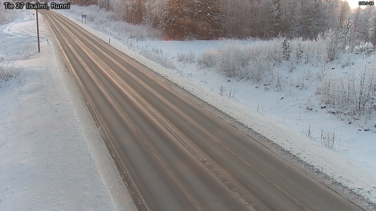 Weather Camera Image Road 27 Iisalmi, Runni, Iisalmi, Pohjois-Savo