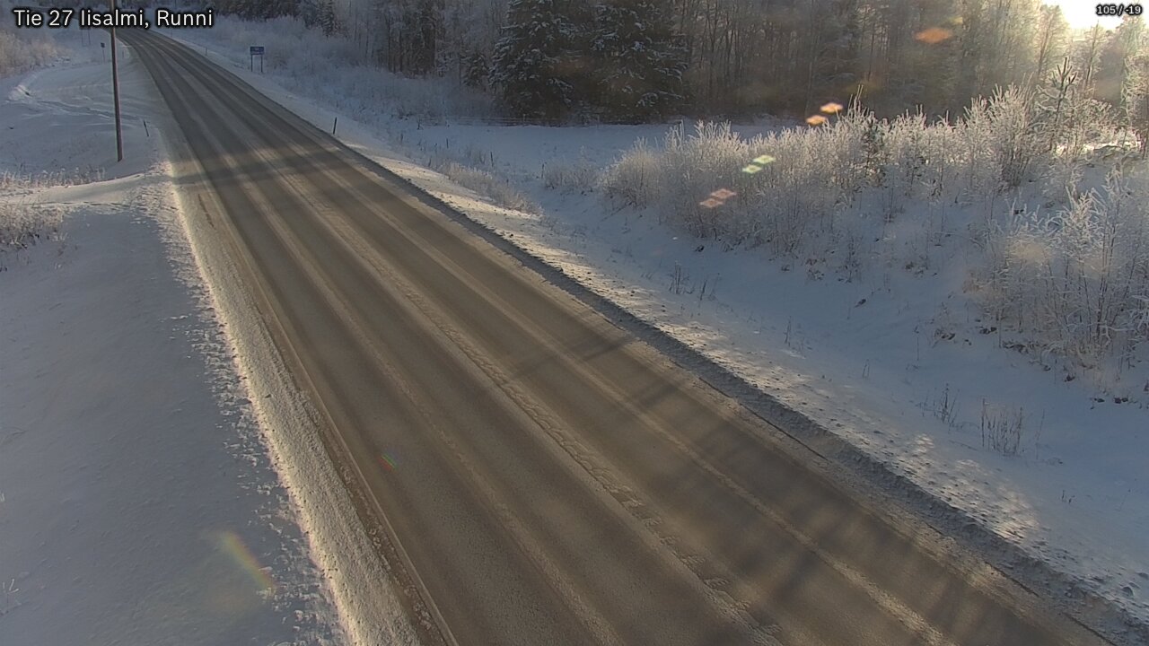 Weather Camera Image Road 27 Iisalmi, Runni, Iisalmi, Pohjois-Savo