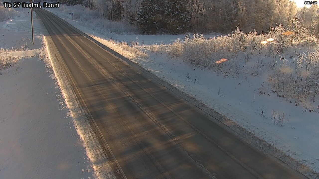 Weather Camera Image Road 27 Iisalmi, Runni, Iisalmi, Pohjois-Savo