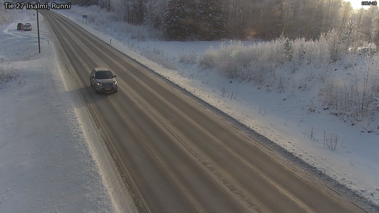 Weather Camera Image Road 27 Iisalmi, Runni, Iisalmi, Pohjois-Savo