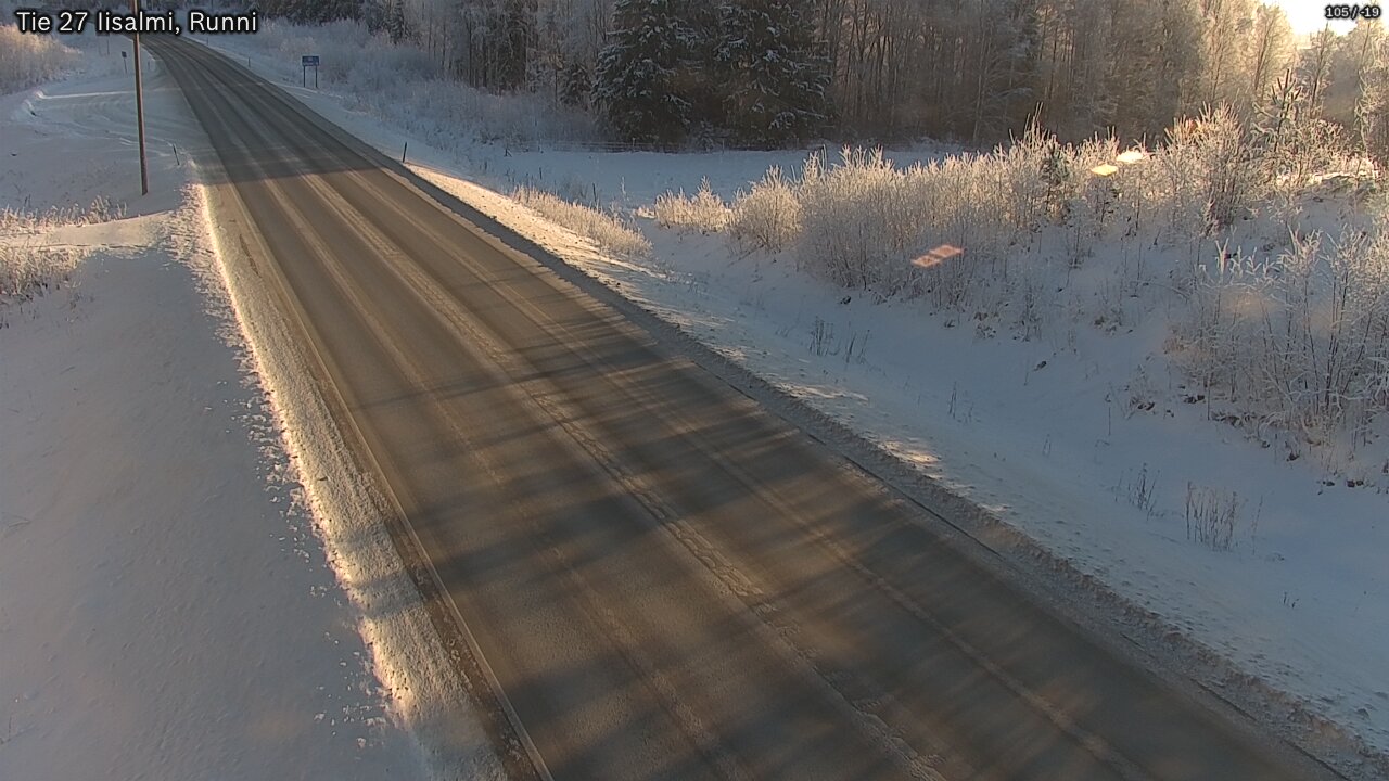 Weather Camera Image Road 27 Iisalmi, Runni, Iisalmi, Pohjois-Savo