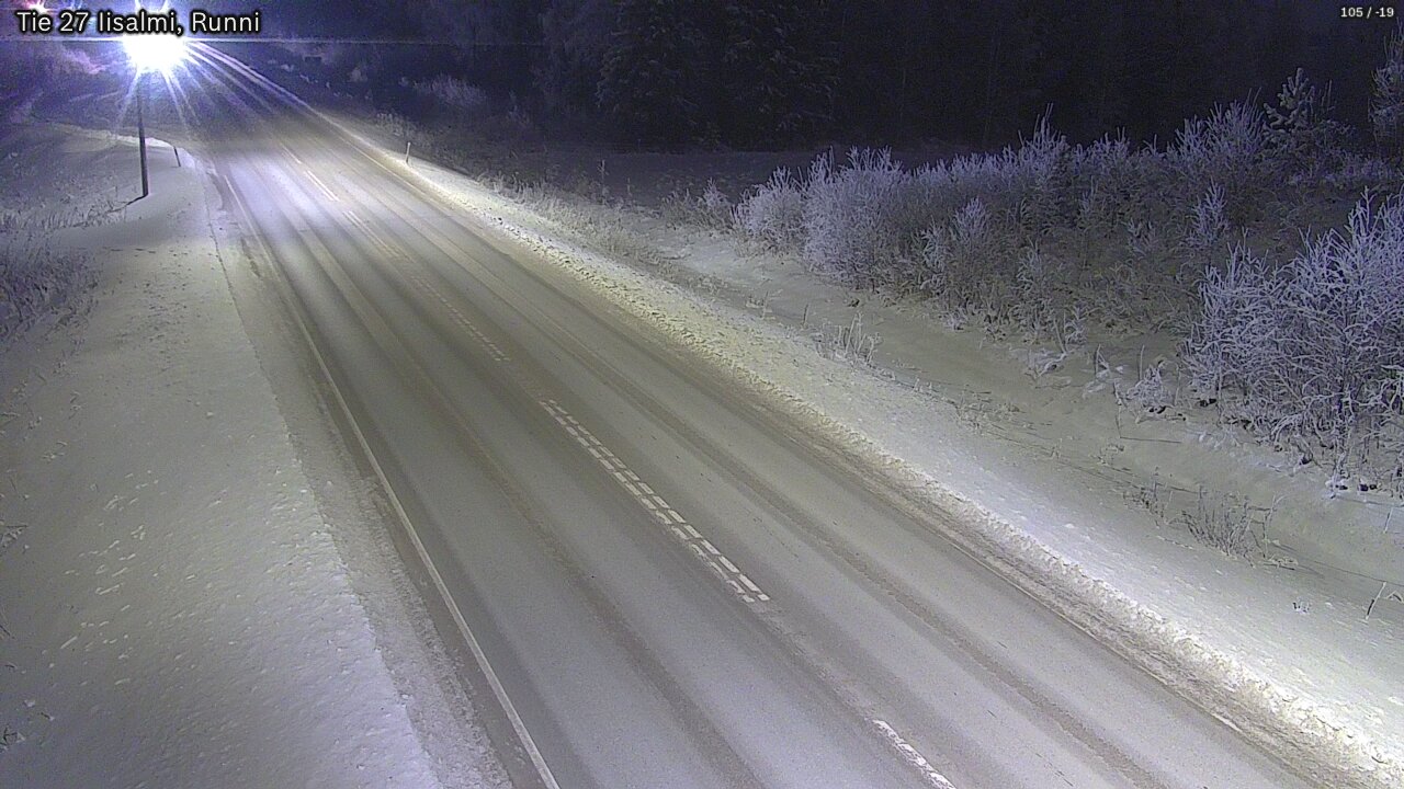 Weather Camera Image Väg 27 Idensalmi, Runni, Iisalmi, Pohjois-Savo