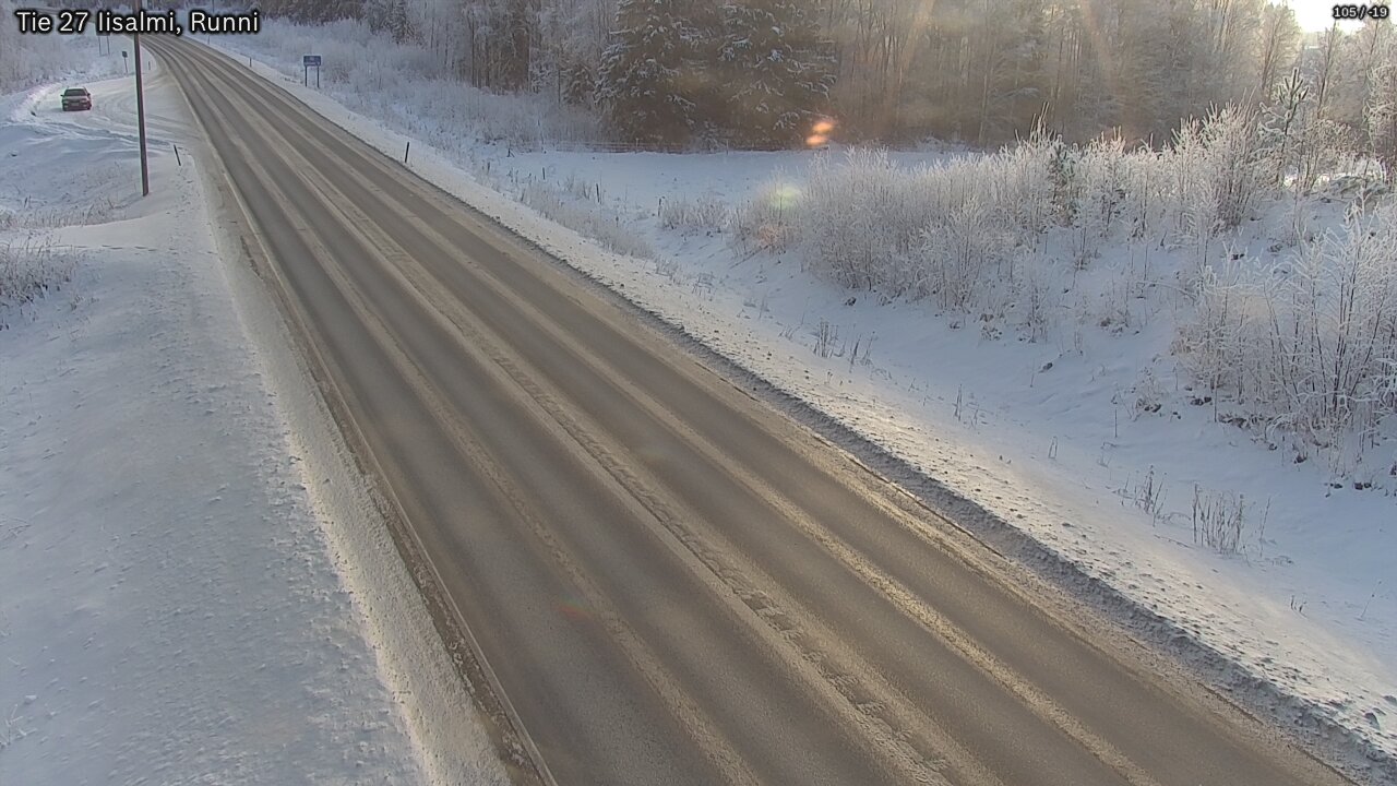 Weather Camera Image Road 27 Iisalmi, Runni, Iisalmi, Pohjois-Savo