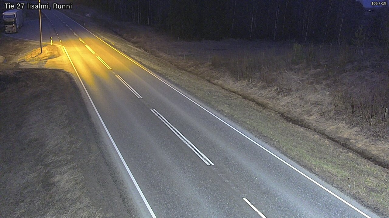 Weather Camera Image Road 27 Iisalmi, Runni, Iisalmi, Pohjois-Savo