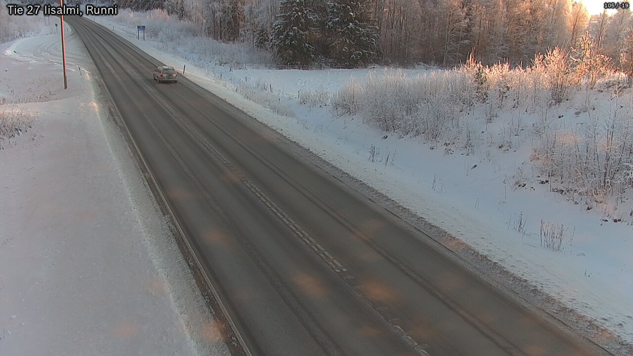 Weather Camera Image Road 27 Iisalmi, Runni, Iisalmi, Pohjois-Savo