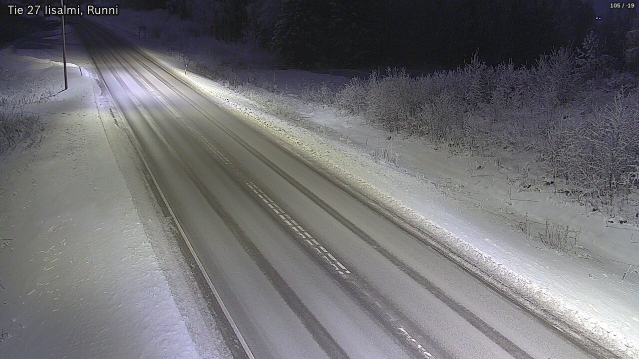 Weather Camera Image Road 27 Iisalmi, Runni, Iisalmi, Pohjois-Savo