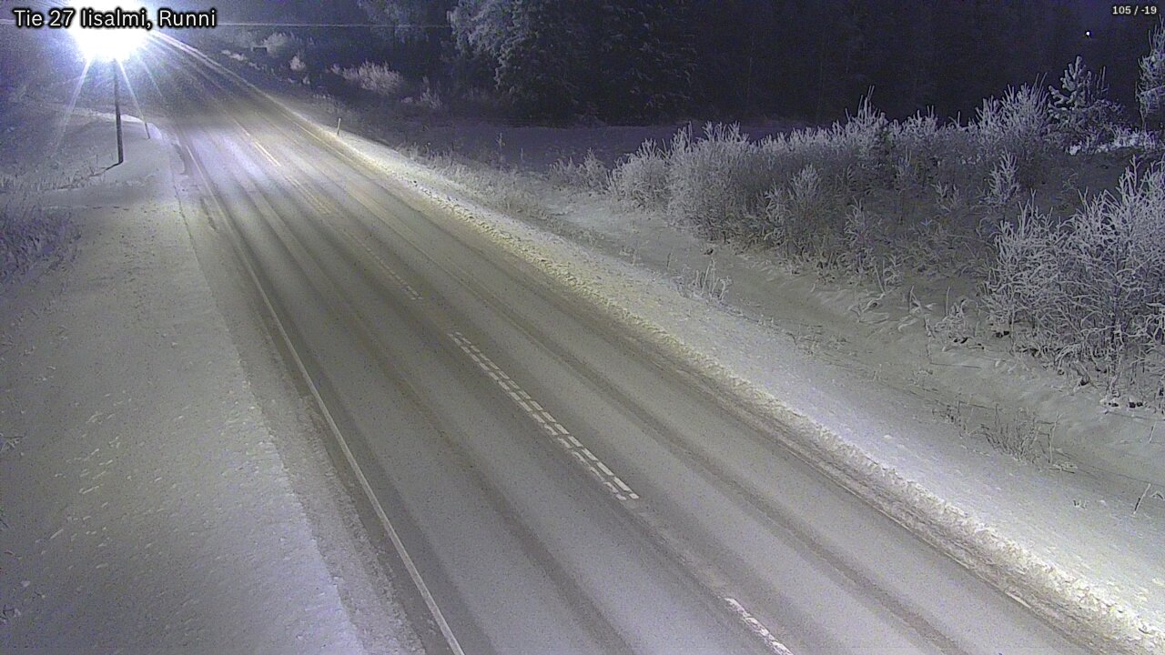 Weather Camera Image Väg 27 Idensalmi, Runni, Iisalmi, Pohjois-Savo