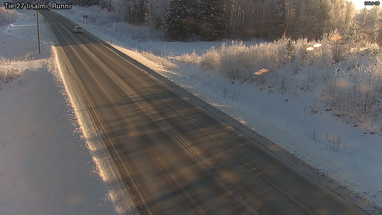 Weather Camera Image Road 27 Iisalmi, Runni, Iisalmi, Pohjois-Savo