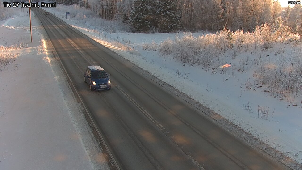 Weather Camera Image Road 27 Iisalmi, Runni, Iisalmi, Pohjois-Savo