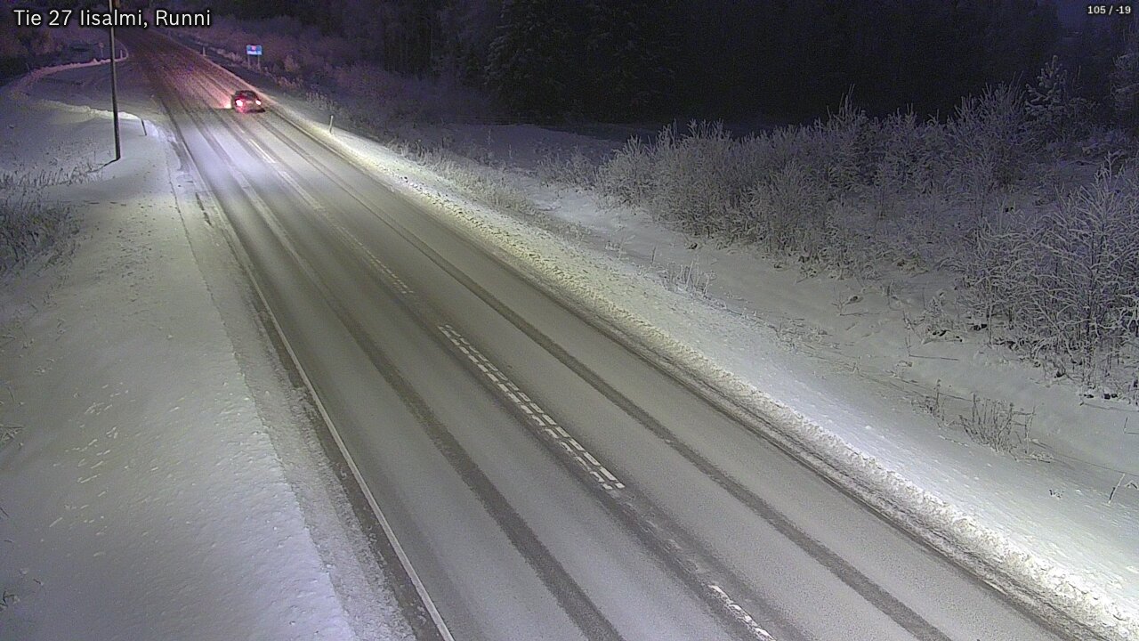 Weather Camera Image Road 27 Iisalmi, Runni, Iisalmi, Pohjois-Savo