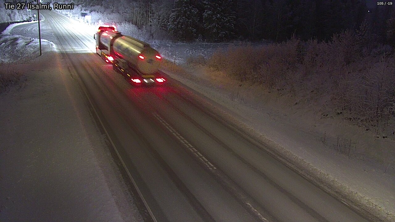 Weather Camera Image Road 27 Iisalmi, Runni, Iisalmi, Pohjois-Savo