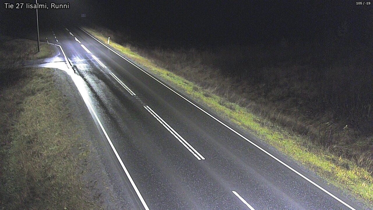 Weather Camera Image Road 27 Iisalmi, Runni, Iisalmi, Pohjois-Savo