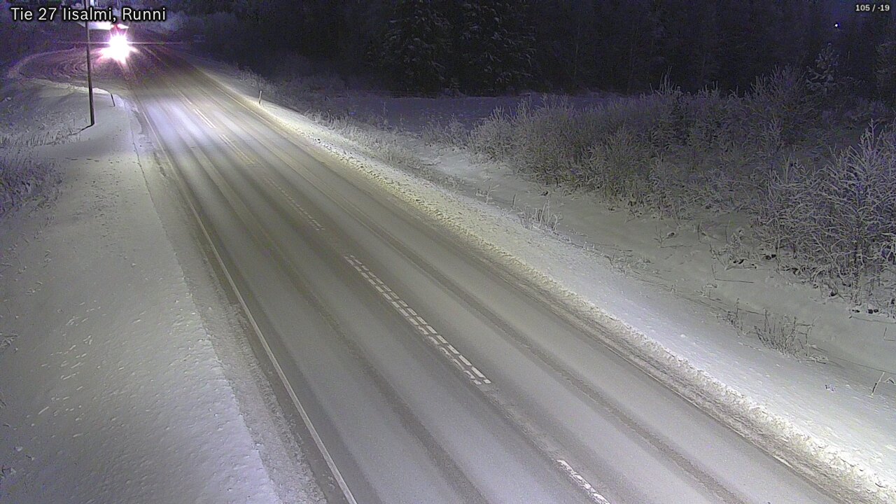 Weather Camera Image Väg 27 Idensalmi, Runni, Iisalmi, Pohjois-Savo