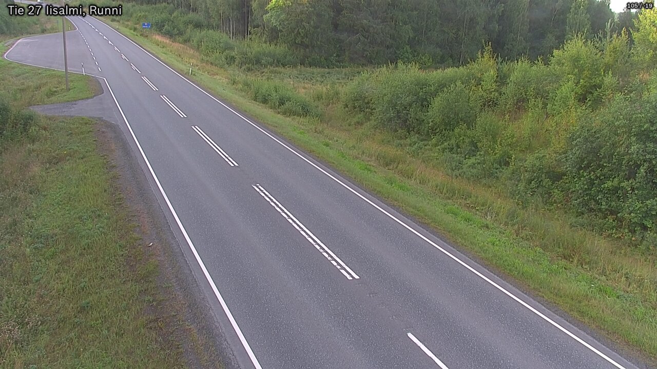 Weather Camera Image Road 27 Iisalmi, Runni, Iisalmi, Pohjois-Savo