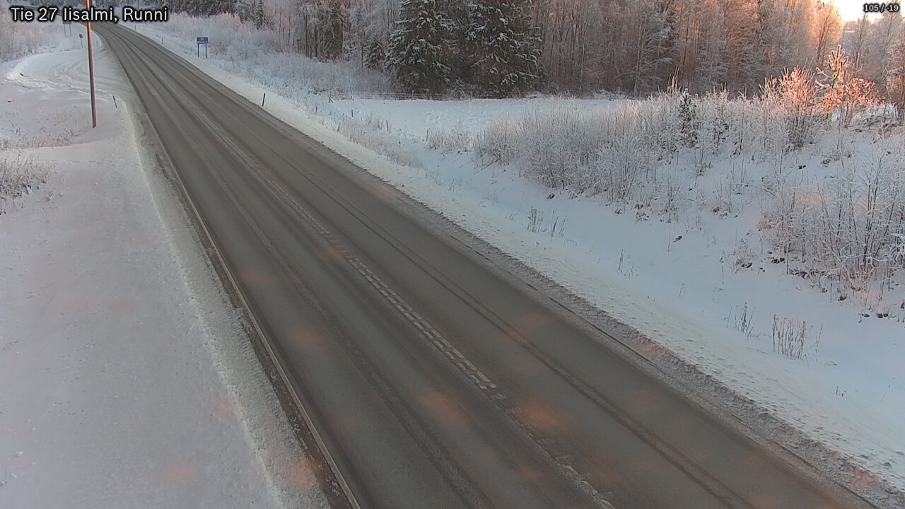 Weather Camera Image Road 27 Iisalmi, Runni, Iisalmi, Pohjois-Savo