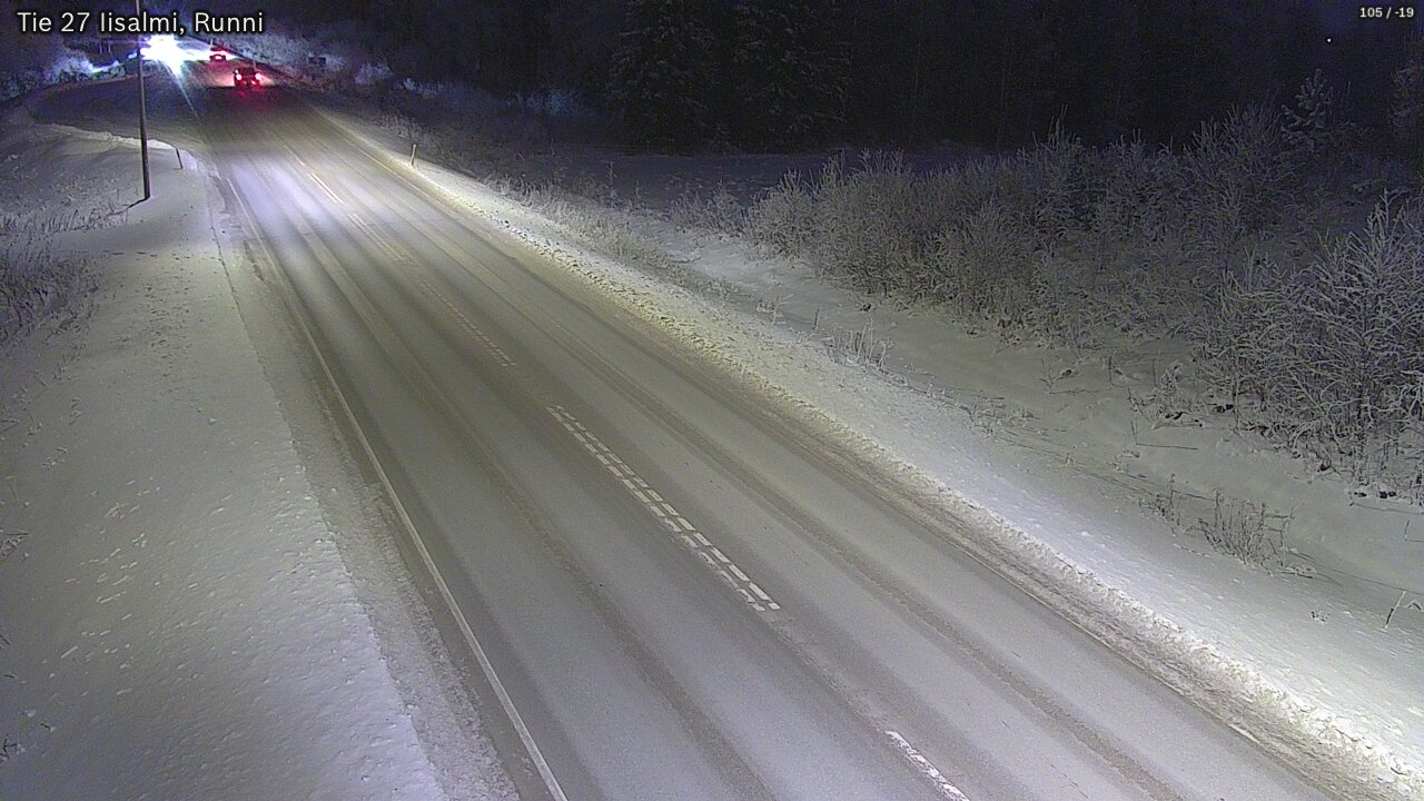 Weather Camera Image Väg 27 Idensalmi, Runni, Iisalmi, Pohjois-Savo