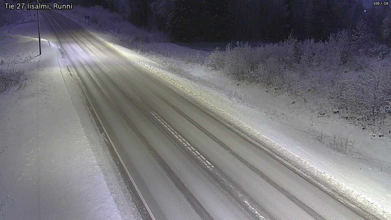 Weather Camera Image Road 27 Iisalmi, Runni, Iisalmi, Pohjois-Savo