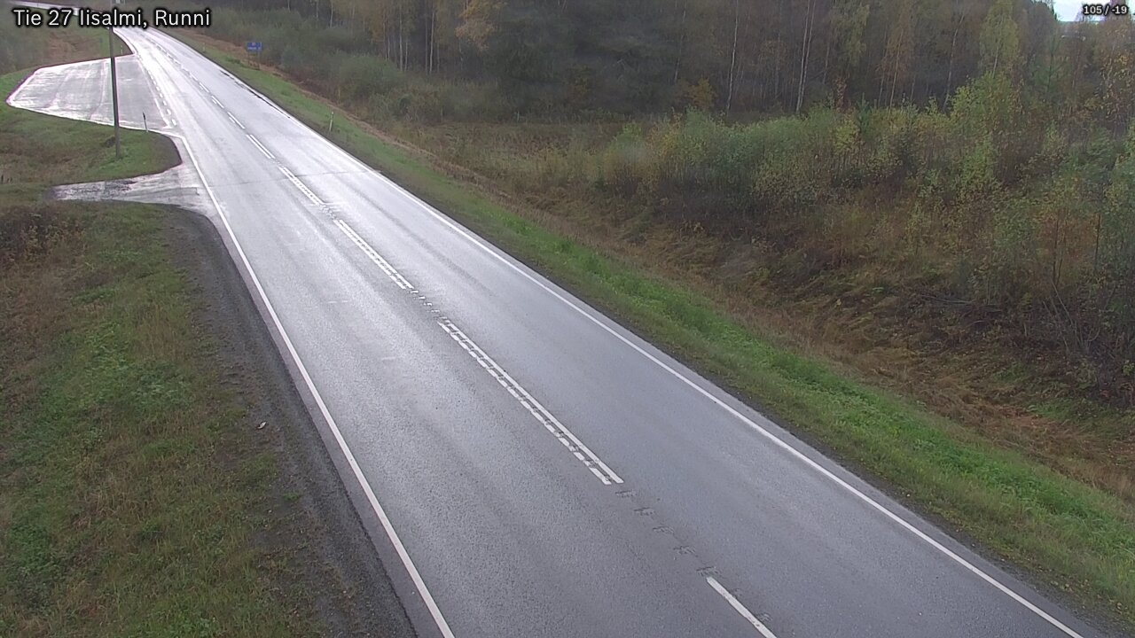 Weather Camera Image Road 27 Iisalmi, Runni, Iisalmi, Pohjois-Savo