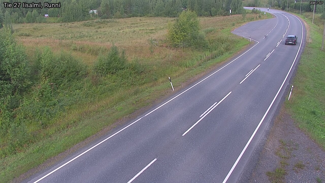Weather Camera Image Road 27 Iisalmi, Runni, Iisalmi, Pohjois-Savo