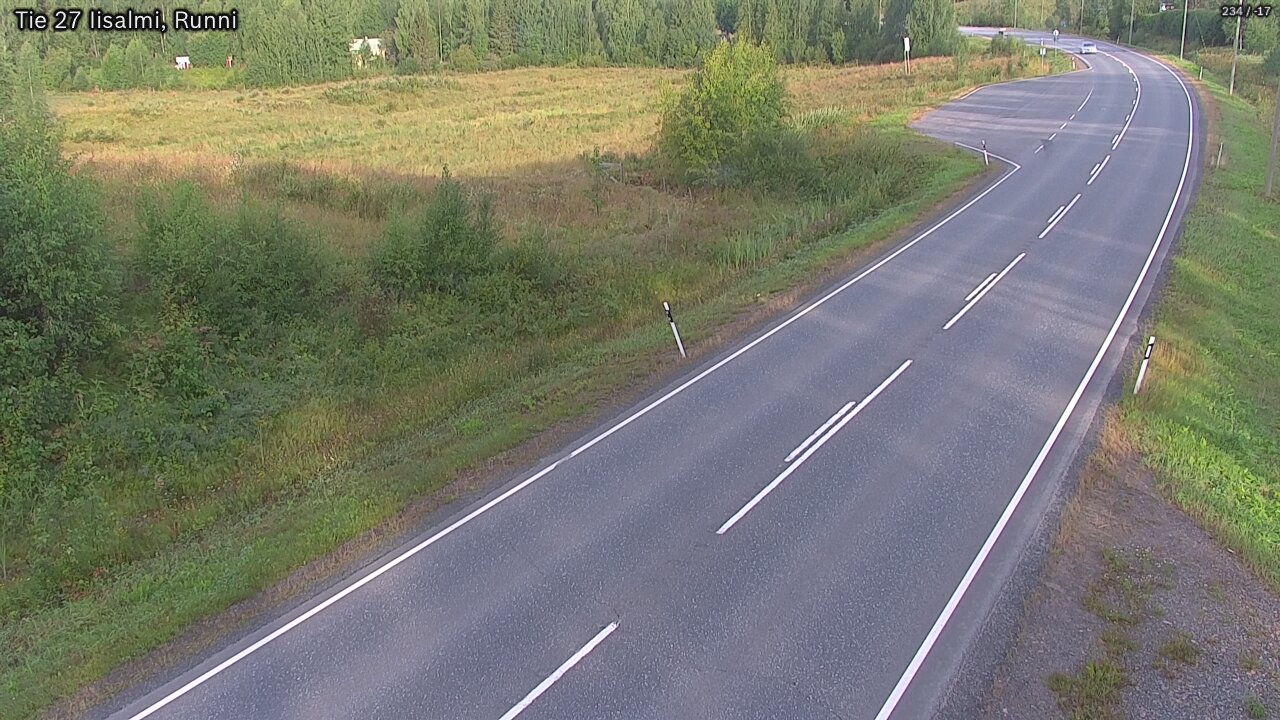 Weather Camera Image Väg 27 Idensalmi, Runni, Iisalmi, Pohjois-Savo