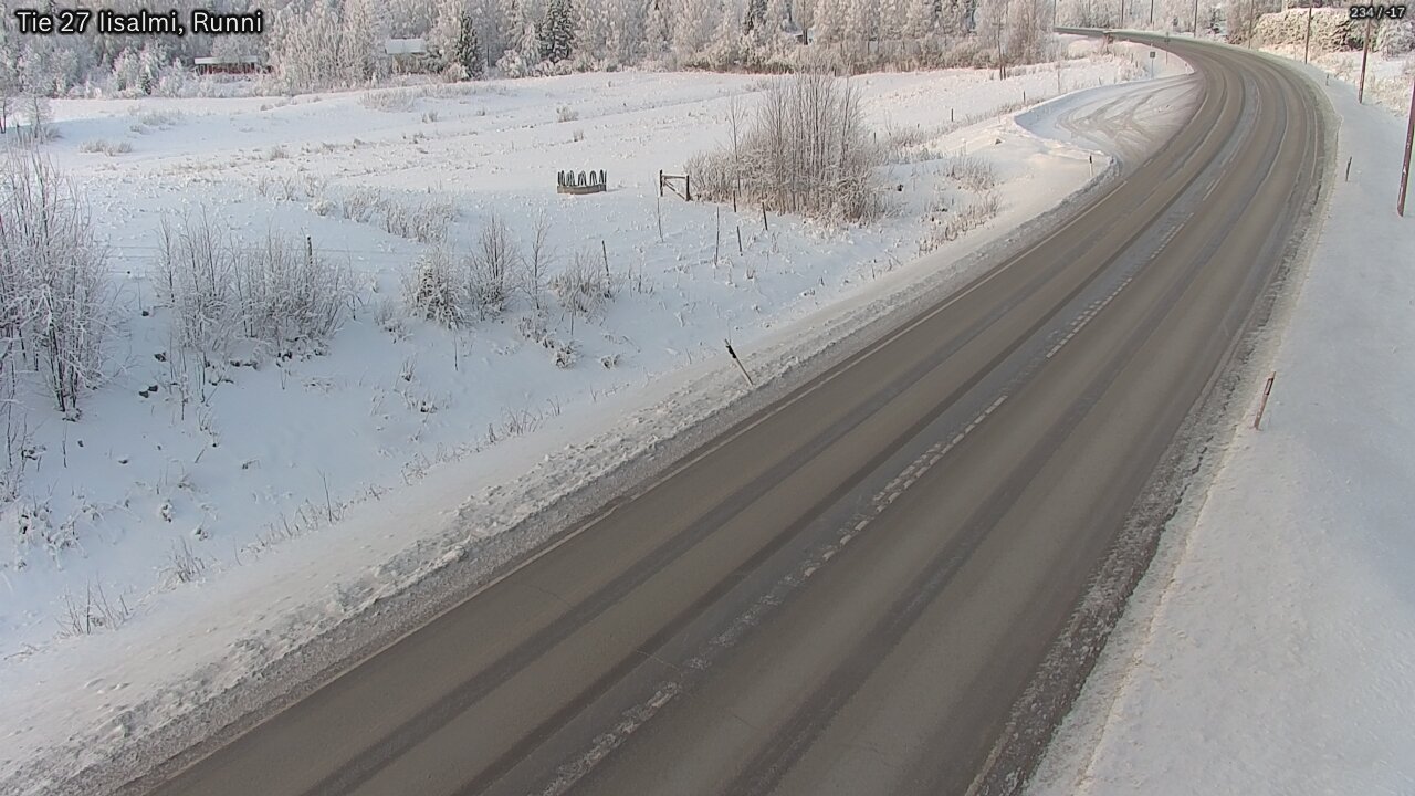 Weather Camera Image Road 27 Iisalmi, Runni, Iisalmi, Pohjois-Savo