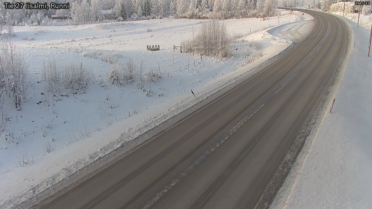 Weather Camera Image Road 27 Iisalmi, Runni, Iisalmi, Pohjois-Savo