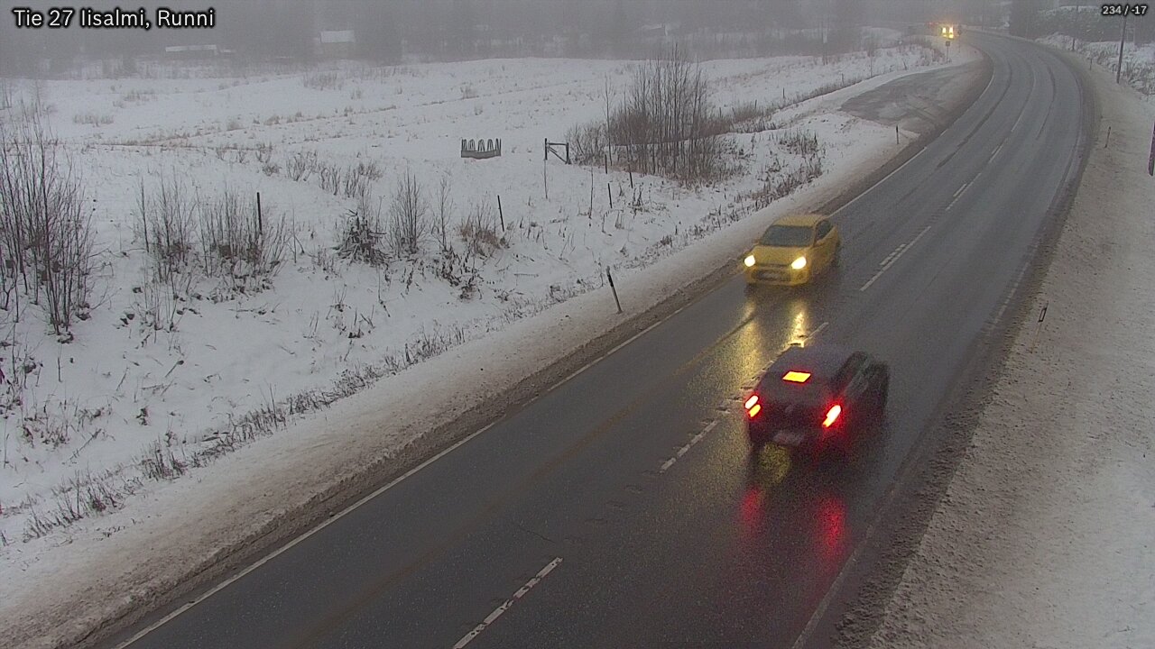 Weather Camera Image Road 27 Iisalmi, Runni, Iisalmi, Pohjois-Savo