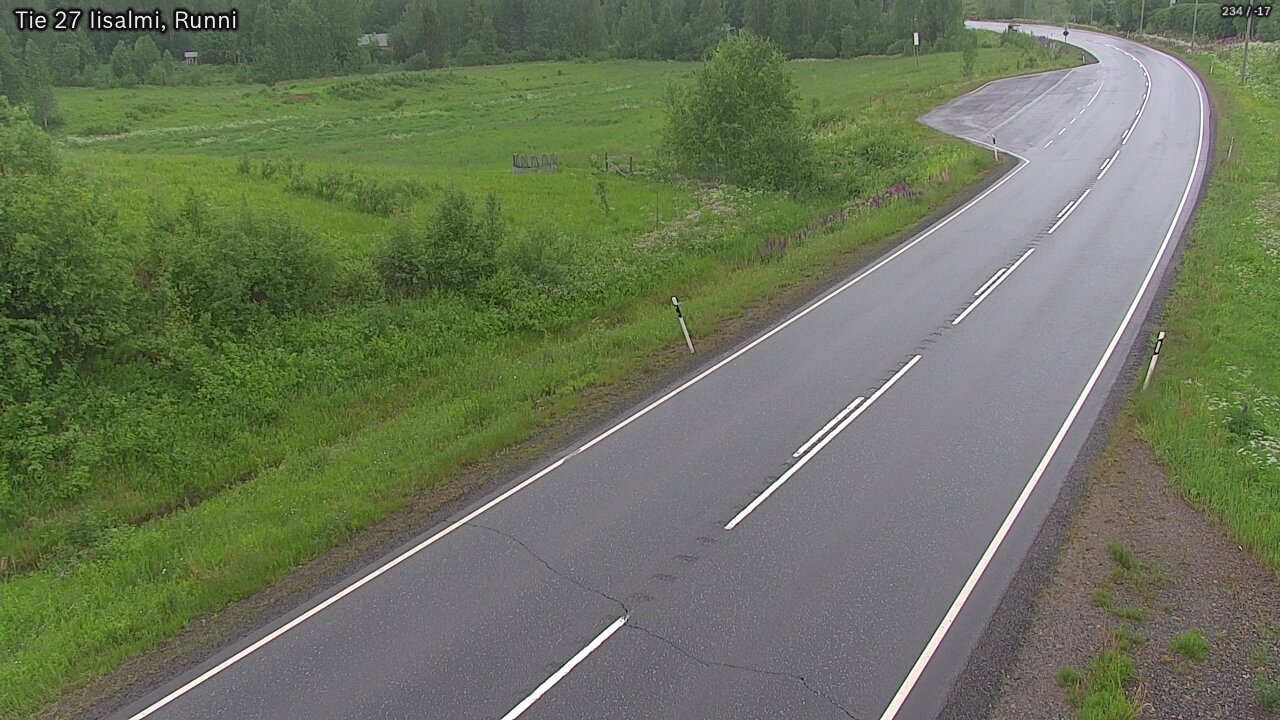 Weather Camera Image Road 27 Iisalmi, Runni, Iisalmi, Pohjois-Savo