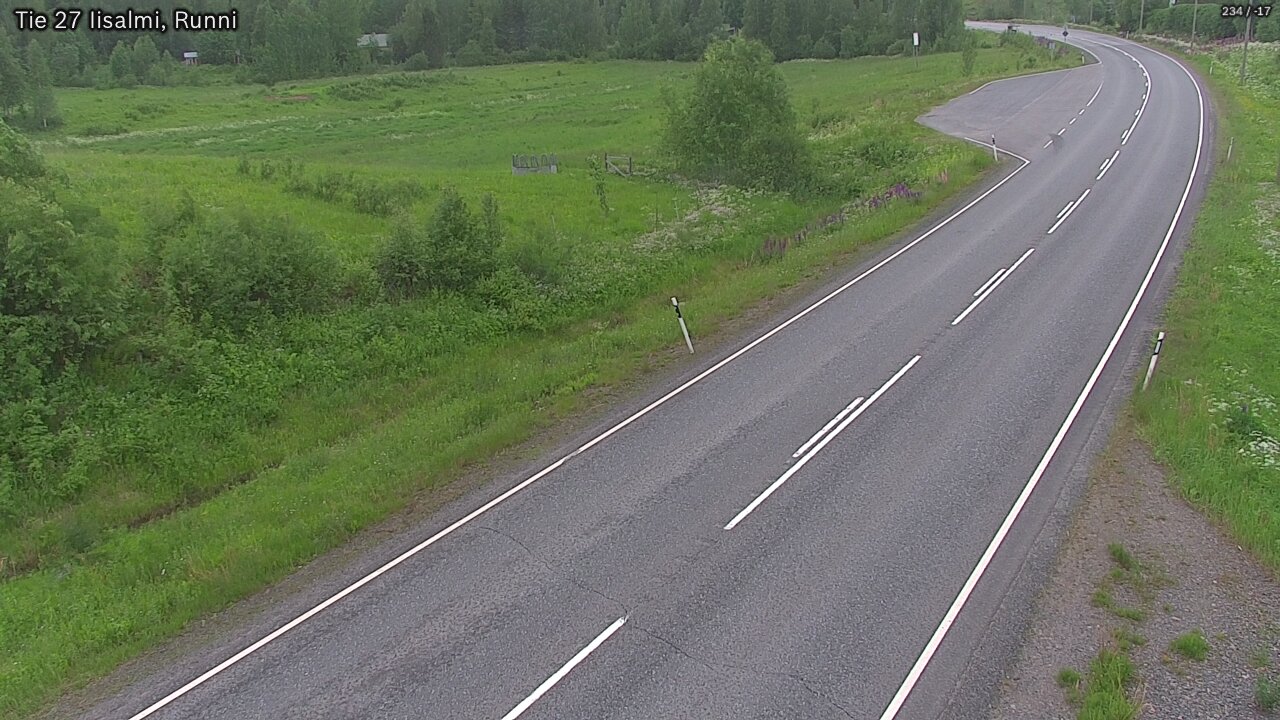 Weather Camera Image Road 27 Iisalmi, Runni, Iisalmi, Pohjois-Savo