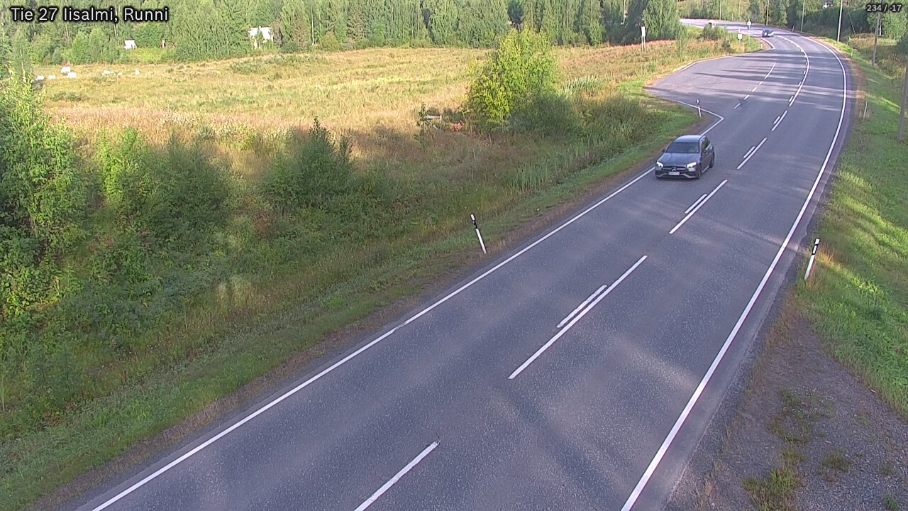 Weather Camera Image Väg 27 Idensalmi, Runni, Iisalmi, Pohjois-Savo