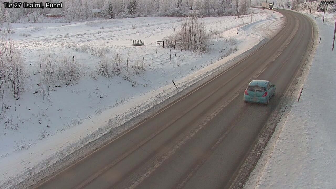 Weather Camera Image Road 27 Iisalmi, Runni, Iisalmi, Pohjois-Savo
