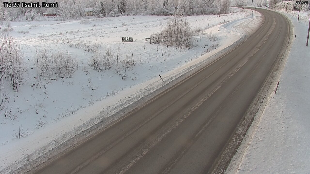Weather Camera Image Road 27 Iisalmi, Runni, Iisalmi, Pohjois-Savo