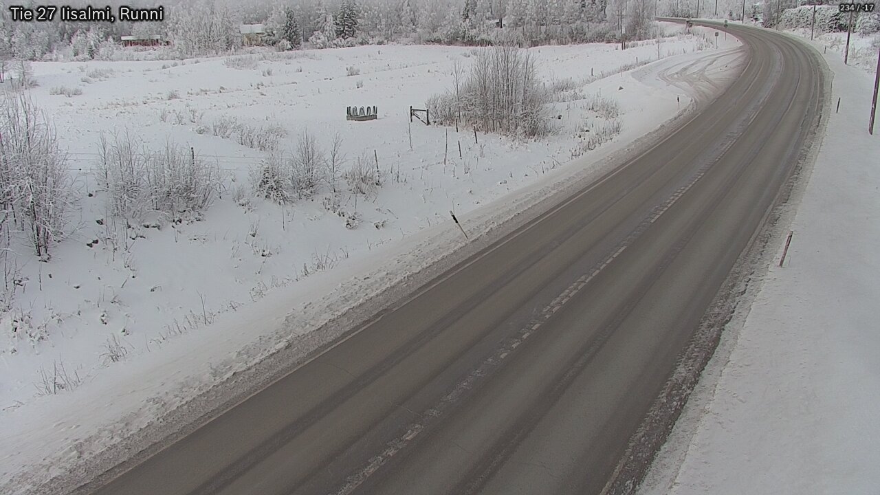 Weather Camera Image Road 27 Iisalmi, Runni, Iisalmi, Pohjois-Savo