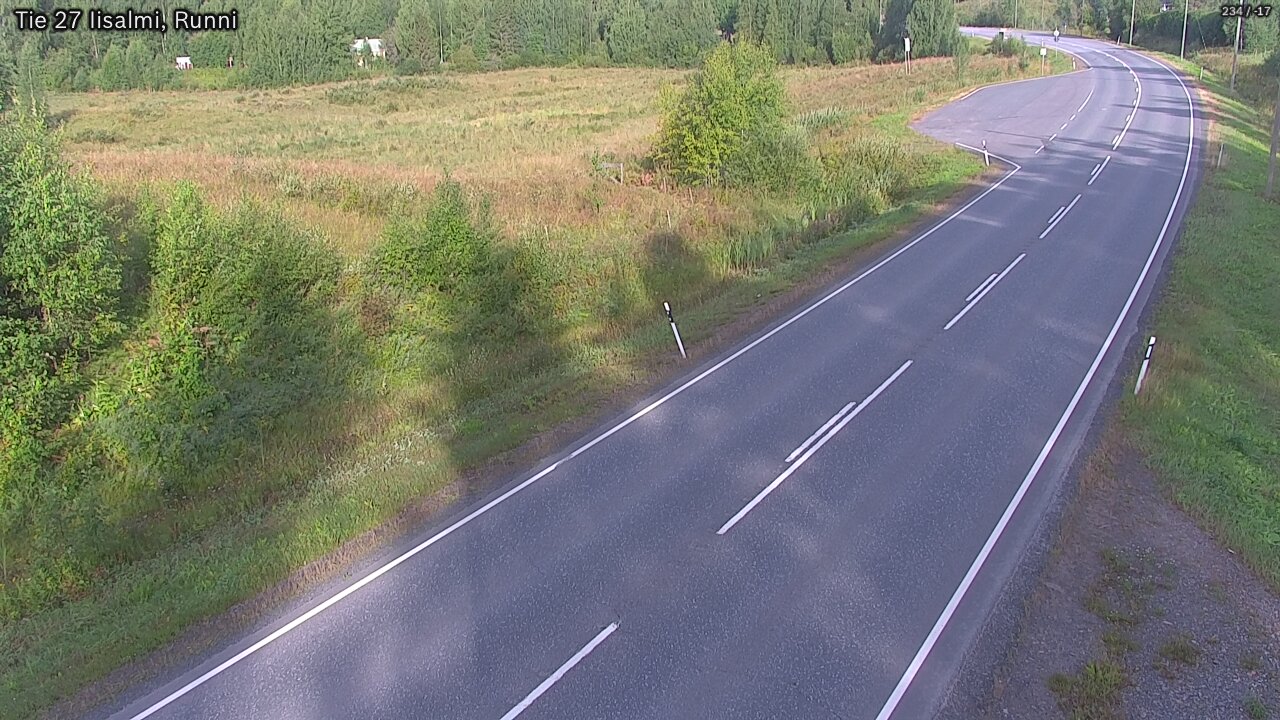 Weather Camera Image Road 27 Iisalmi, Runni, Iisalmi, Pohjois-Savo