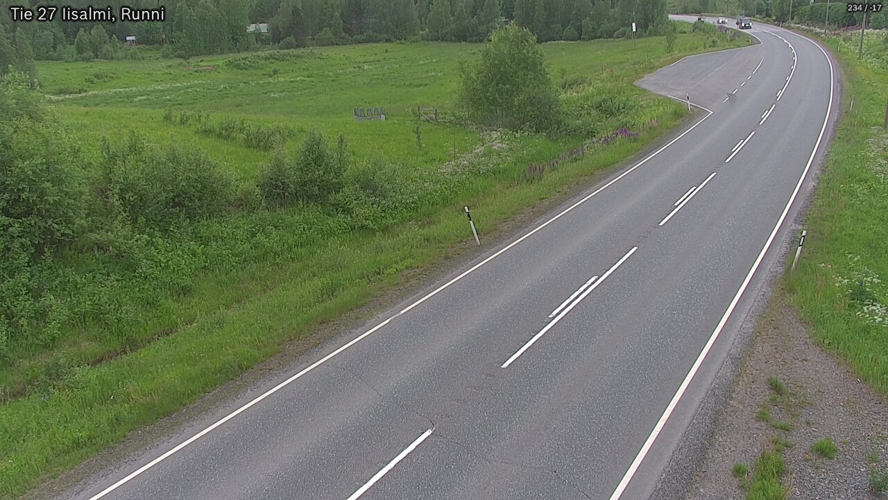 Weather Camera Image Road 27 Iisalmi, Runni, Iisalmi, Pohjois-Savo