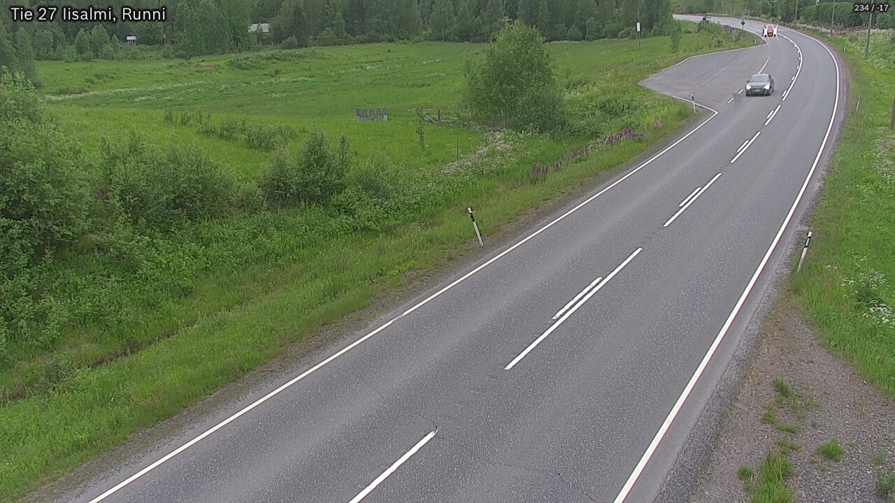 Weather Camera Image Road 27 Iisalmi, Runni, Iisalmi, Pohjois-Savo