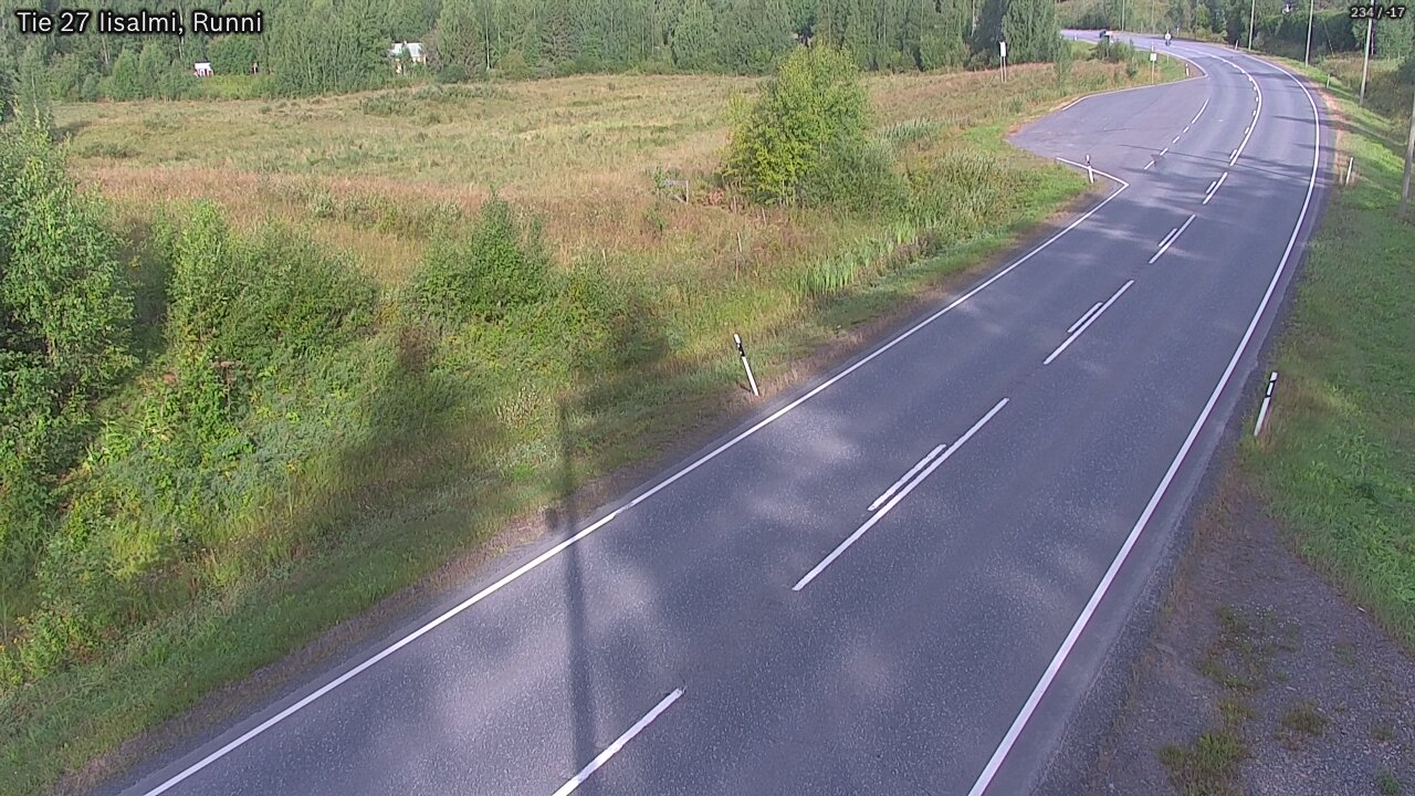 Weather Camera Image Road 27 Iisalmi, Runni, Iisalmi, Pohjois-Savo