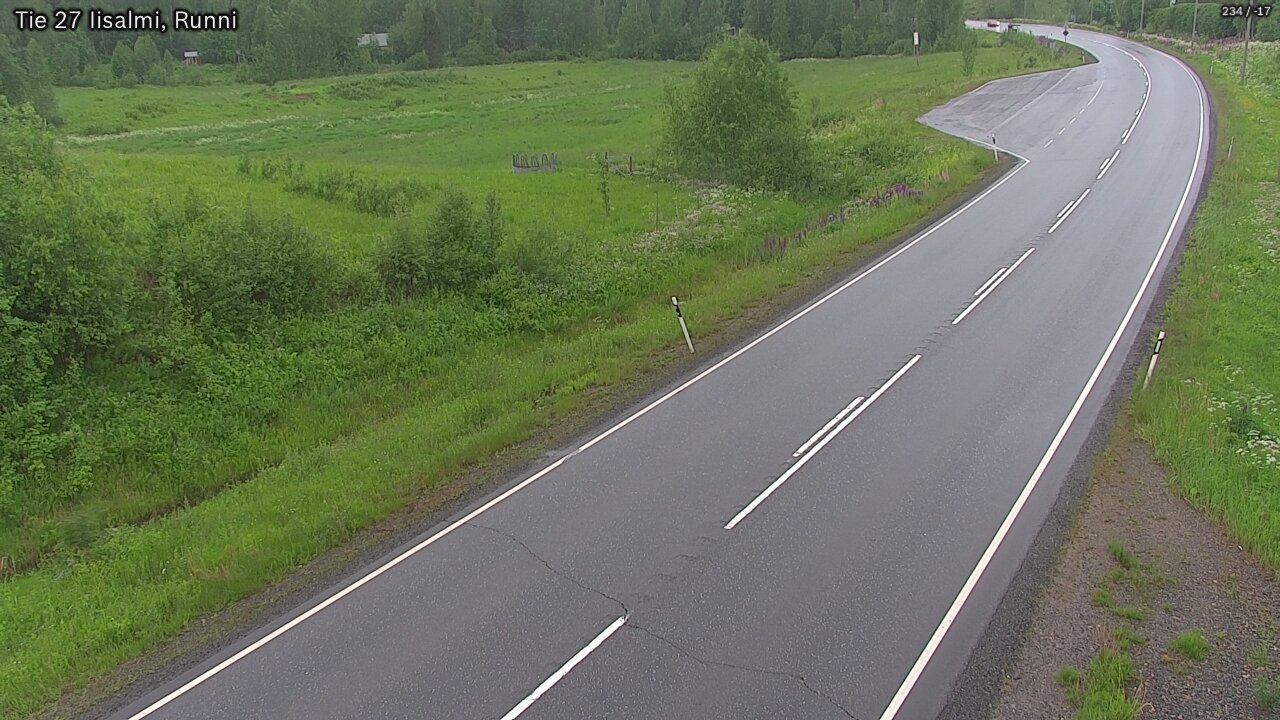 Weather Camera Image Road 27 Iisalmi, Runni, Iisalmi, Pohjois-Savo
