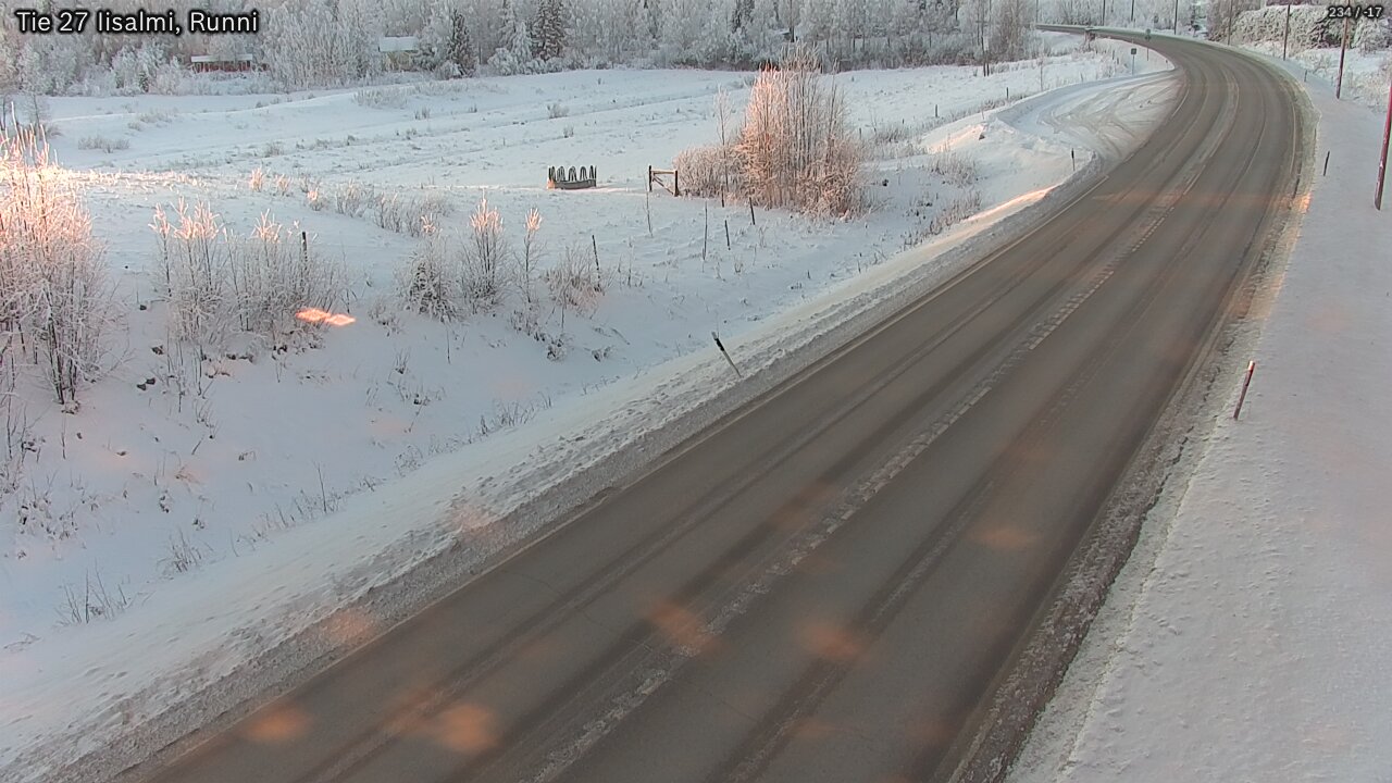Weather Camera Image Road 27 Iisalmi, Runni, Iisalmi, Pohjois-Savo