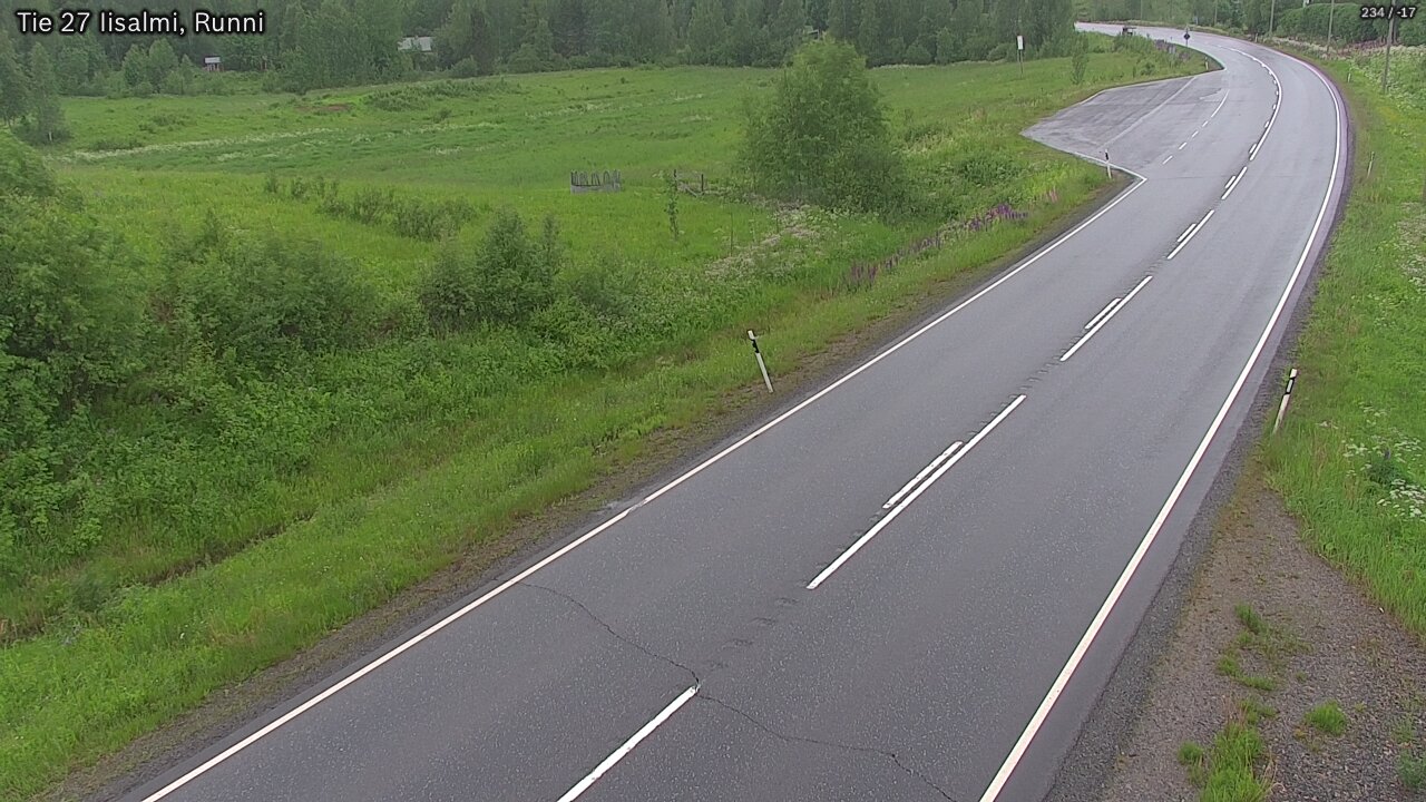 Weather Camera Image Road 27 Iisalmi, Runni, Iisalmi, Pohjois-Savo